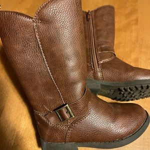 Toddler girl tall riding boot